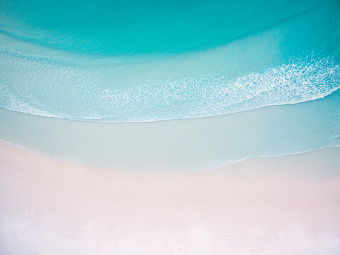 A calm relaxing clear water beach