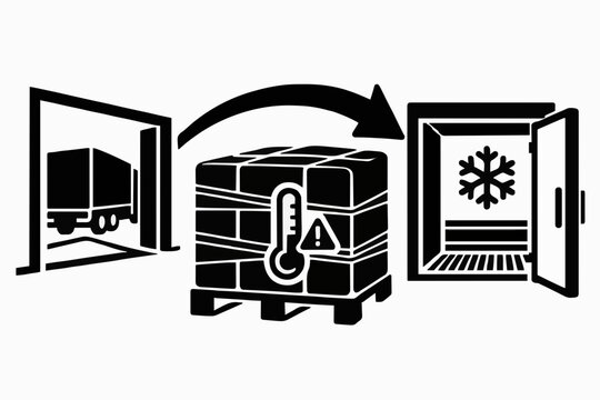 Cold Chain Pallet Redirected to Recovery Chamber Icon
