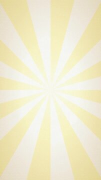 Sunburst retro pop art yellow rays rotating seamless loop motion