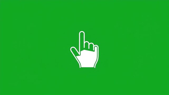 Finger Tap Click Animation Icon 4K