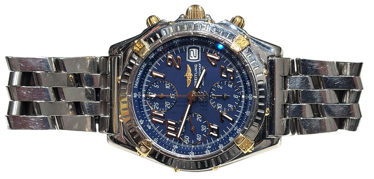  BREITLING_ブライトリング_ クロノマット ビコロ_B13050.1 _ 自動巻腕時計