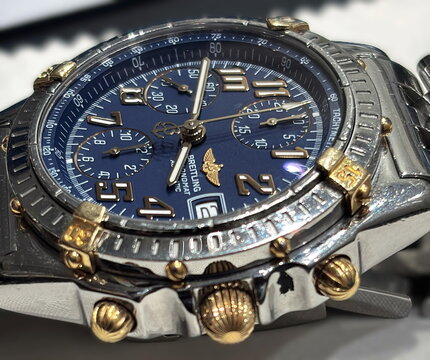  BREITLING_ブライトリング_ クロノマット ビコロ_B13050.1 _ 自動巻腕時計