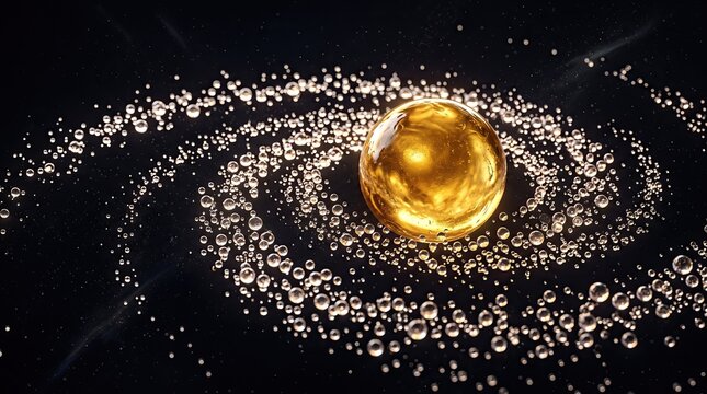 Digital egg formed from binary code cascading down a dark screen background