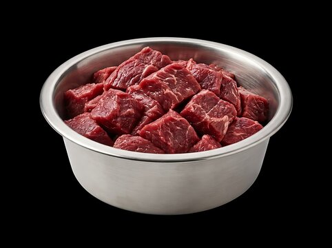 Fresh Raw Beef Cubes, Raw Beef Cubes Meticulously, Beef Cubes Meticulously Diced