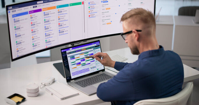Recruiter Carefully Reviews Candidate Resumes