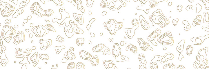 Background of the topographic background. Seamless wave stripe topography map pattern. Hand drawn illustration design for wall arts, fabric , packaging, web, banner. © Lamia