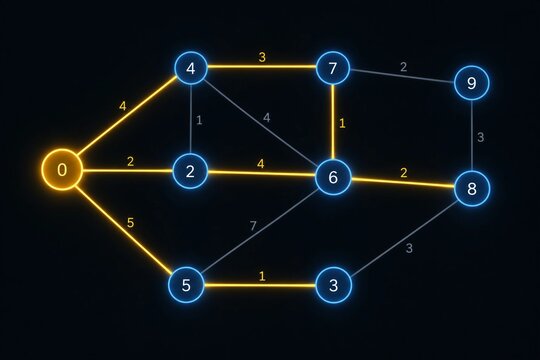 Dijkstra's Algorithm Shortest Path Weighted Graph