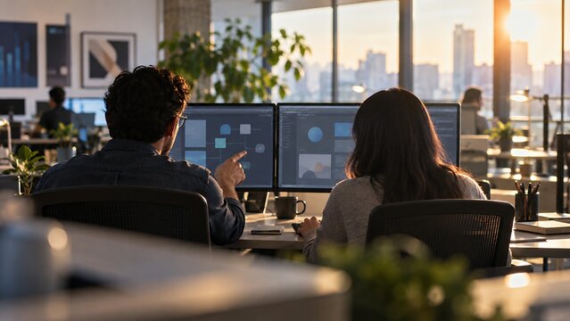 Pair Programming at Modern Engineering Office Workstation
