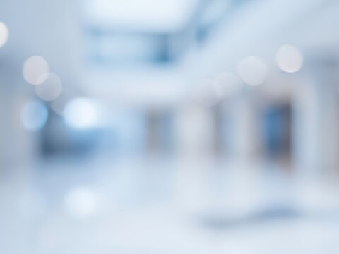 Blurred abstract light shapes on soft background