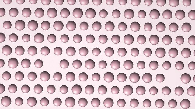 Soft bubble wrap texture loop with horizontal motion