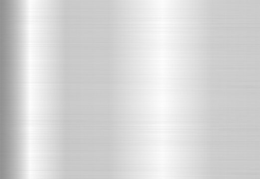 A smooth, matte metal surface with a distinctive brushed texture.