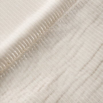 Elastic ribbing detail of sports bra chest band on a transparent background with macro lighting