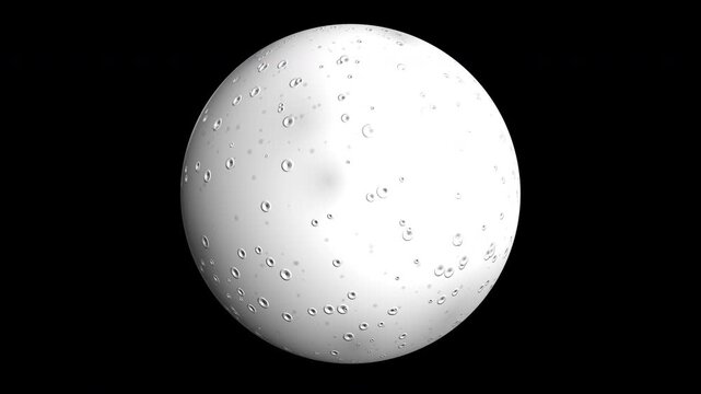 Cinematic full moon night sky three dimensional background
