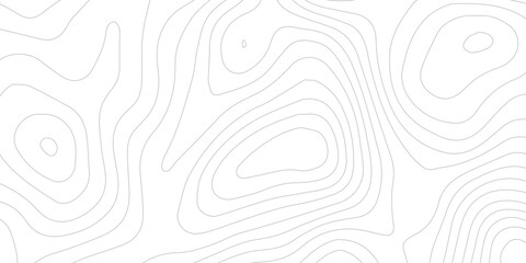 Abstract White Wave Paper Relief Topography Background with Smooth Curved Contour Map Lines © ALAMA