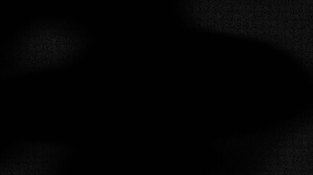 Animated Abstract Dark Technology Background with Flowing Random Dot Matrix Grid and Organic Digital Halftone Waves, Seamless 4K Motion Design for Data, Business and Technology