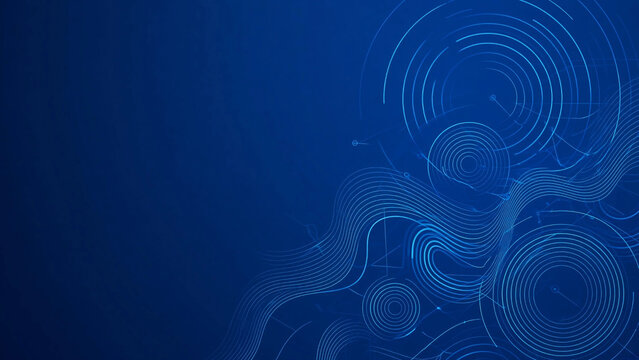 Abstract blue digital wave pattern background for tech and innovation design projects