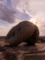 Beautiful aerial view to Lajedo de Pai Mateus stone slab © Cavan