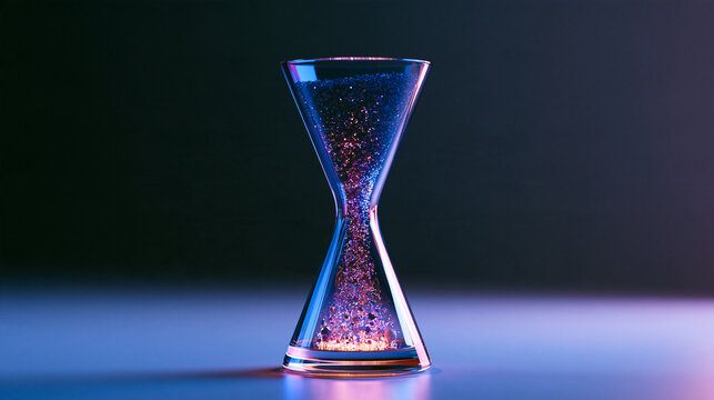 isometric 3D marketing funnel transforming large amounts of raw digital content into highly structured AI-readable knowledge, glowing particles entering the wide top and emerging as organized