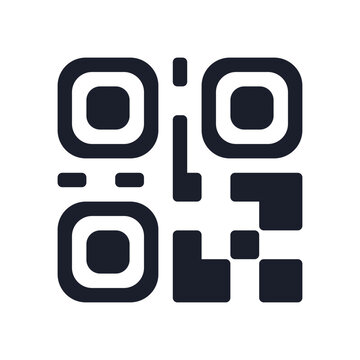 Dummy QR Code for app demonstration, fintech, technology