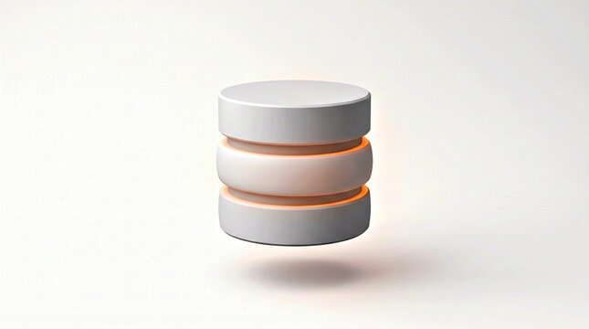 Database Data Storage Icon Animation