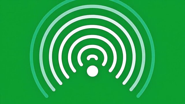 WiFi Signal Animation 4K