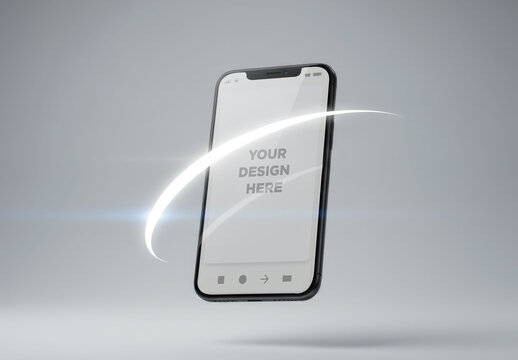 Customisable mock up of modern devices with Generative AI