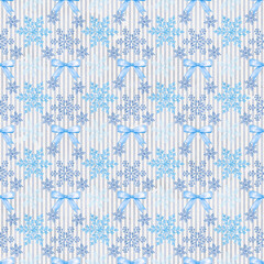 Christmas background of many layers of snowflakes of different shapes for Greetings Card © Farhan Ahmed
