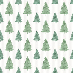 Christmas trees illustration for greetings card © Farhan Ahmed