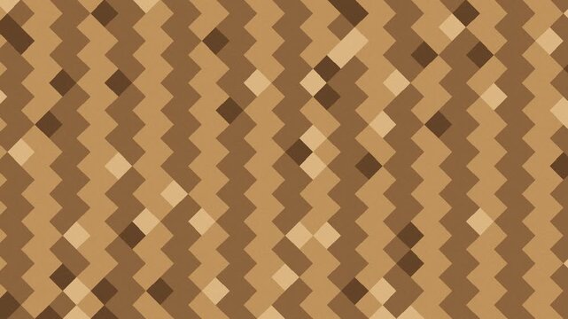 Seamless warm natural oak marquetry pattern texture loop
