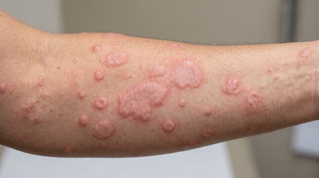Clinical Appearance of Urticarial Wheals