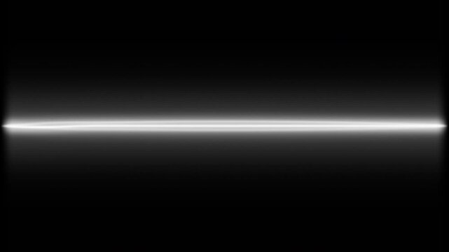 Glowing audio wave visualizers reacting on black background. 4K video