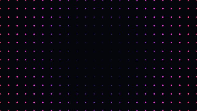 Elegant Timeless Aqua Tech Grid Pulse | Seamless Spinning Video for Event Background