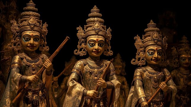 Elegant Javanese Heritage Design in Golden Light