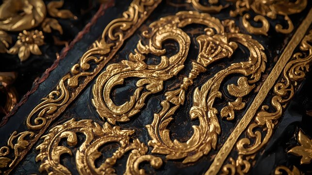 Cinematic View of Wayang Kulit With Ornamental Design