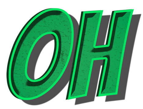 Oh png cartoon font typography
