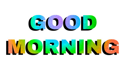 Good morning png gay pride font text textured font © Rawpixel.com