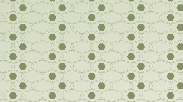 Soft sage tone-on-tone damask pattern background seamless loop