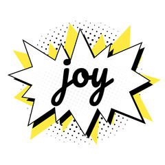 Png joy word comic calligraphy © Rawpixel.com