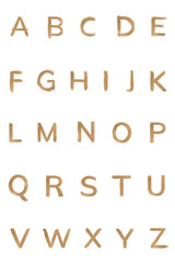 Transparent gold alphabet set typography © Rawpixel.com