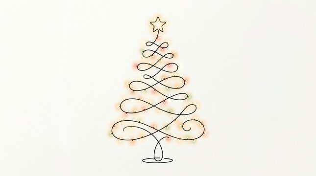 Elegant Minimalist Christmas Tree Design