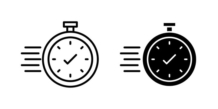 quick response icon flat outline in black