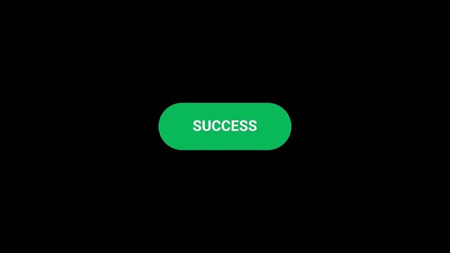 Green and blue checkout button sliding animation on black background for digital interface design.