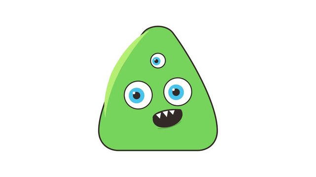 Slime Monster Animation seamless loop
