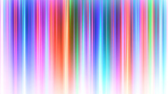 Abstract Colorful Vertical Light Streaks Technology Background