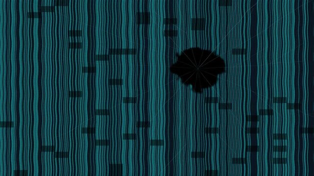 Cyan cracked LCD with dark bleed and broken pixel stripes video