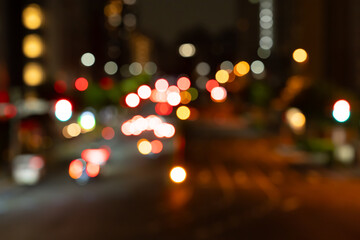 Fototapeta premium ボケた夜景