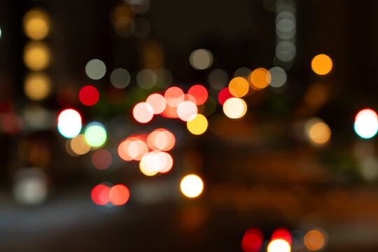 ボケた夜景