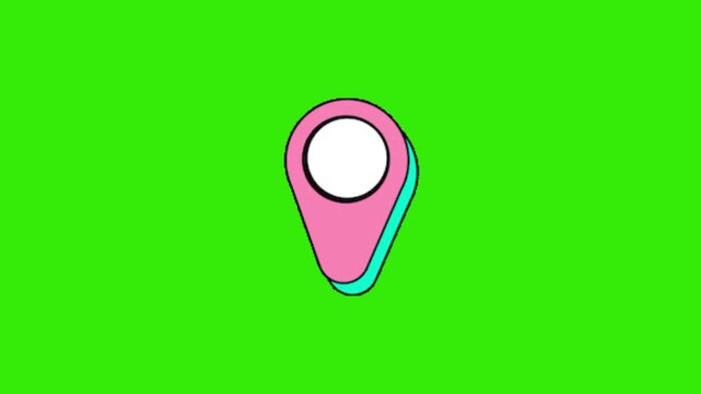 vector illustration of an location icon