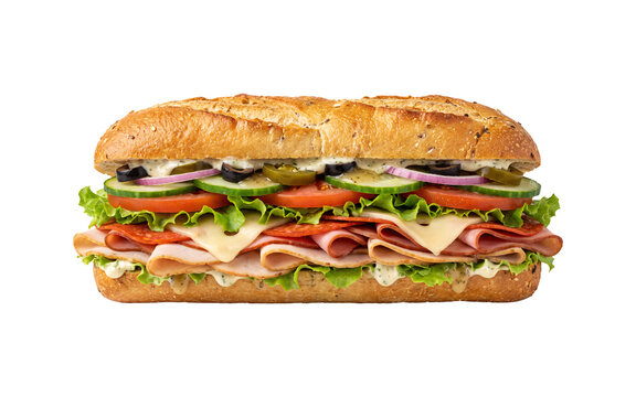 Submarine sandwich isolated