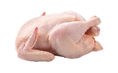 Raw whole chicken isolated © Srinet05